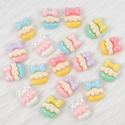 30/300pcs Mini Breloques en Résine Bonbon Fleur Amour – Mignons Accessoires de Bricolage pour Nail Art, Barrettes à Cheveux, Scrapbooking, Bijoux Faits Main et Projets Créatifs pour Enfants