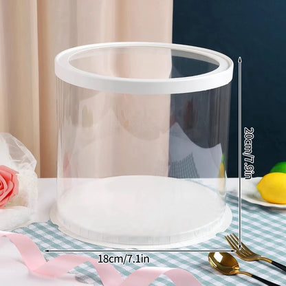 Boîte Cadeau Transparente pour Gâteaux, pour Boulangeries, Desserts, Mariages, Anniversaires et Emballages de Fête