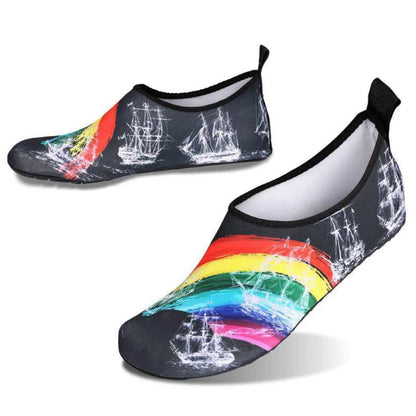 Water Shoes Socks for Men, Women & Kids – Thin Anti-Slip Swim Shoes for Beach, Surfing, Diving, Yoga, Fitness & Water Sports