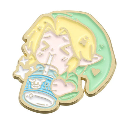 Anime Game Enamel Pins – Metal Lapel Brooch Set for Backpack, Costume & Cosplay Accessories Gift