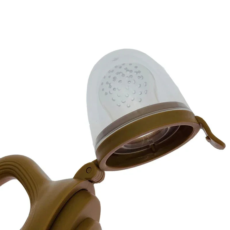 Silicone Baby Fruit Feeder Pacifier – Fresh Food & Teething Feeder with Protective Cover