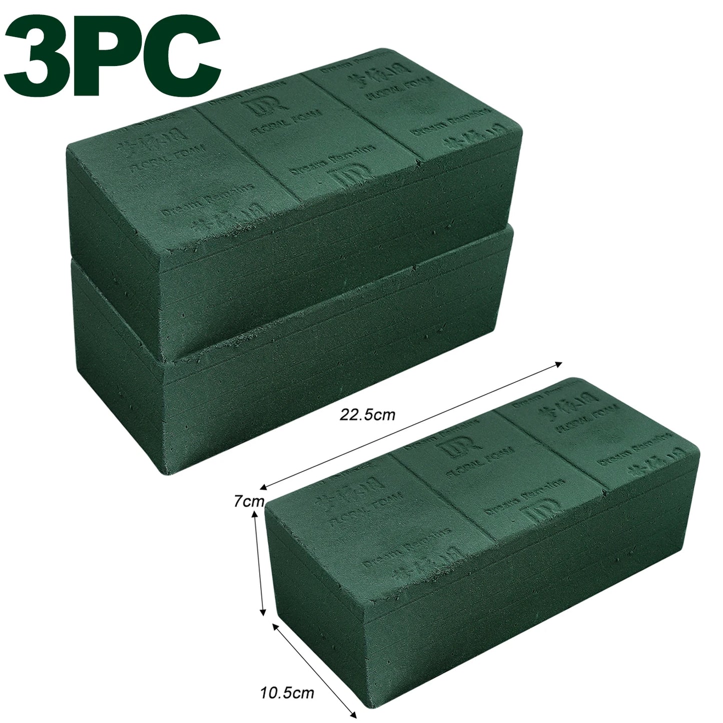 1–6PCS Floral Foam Blocks – Wet Flower Foam for Fresh & Artificial Arrangements, Weddings & DIY Crafts