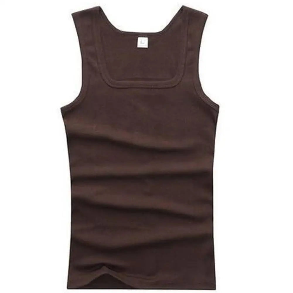 Unisex 100% Cotton Tank Top – Plus Size Sleeveless Fitness Vest for Men & Women, Breathable Gym Workout Shirt