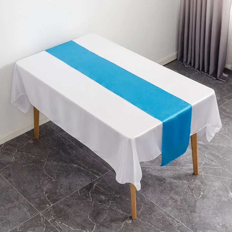 Luxury Satin Table Runner – Modern Elegant Pattern Table Decoration for Wedding, Birthday Party, Hotel, Banquet & Events
