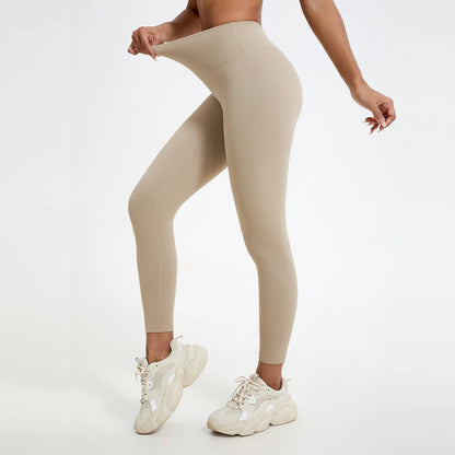 Women’s High Waist Yoga Leggings – Super Soft Gym Running Workout Tights with Push-Up Fit