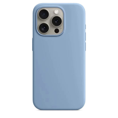 Coque MagSafe en silicone liquide pour iPhone 15 Pro Max – Housse de protection magnétique compatible avec la recharge sans fil