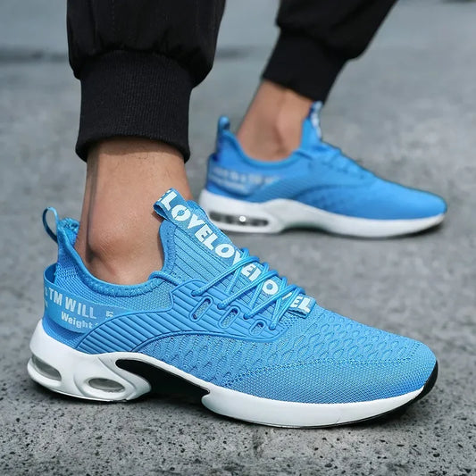 Zapatillas Deportivas Transpirables de Malla para Hombre, Ligeras, Informales, para Caminar y Correr