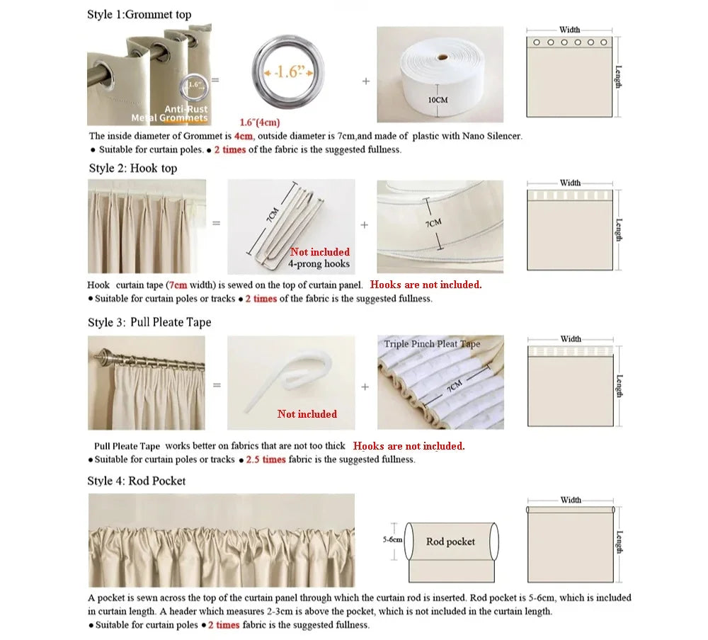 Voilages sur mesure aspect lin – Panneaux de fenêtre filtrant la lumière avec protection UV