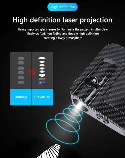 Wireless HD LED Car Door Logo Projector Lights (2/4 Pack) – Battery-Powered Welcome Courtesy Lights, No Wiring Required