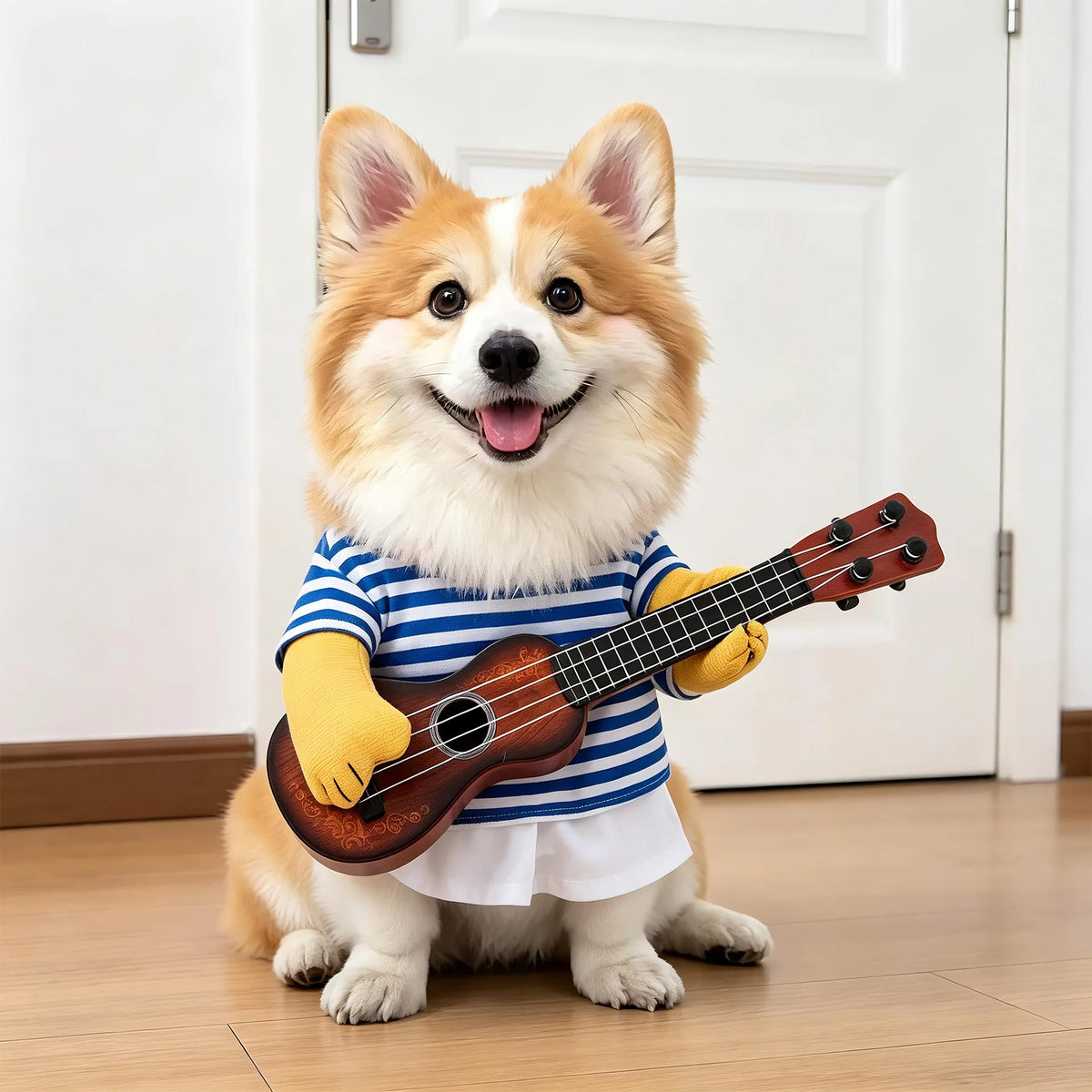 Funny Halloween Pet Transformation Costume – Cute Costume Outfit for Small Dogs & Cats, Creative Pet Clothing for Halloween Parties & Dress-Up