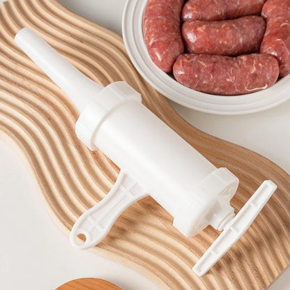 Manual Sausage Stuffer & Jerky Gun – Homemade Sausage Filler Meat Syringe, Compact Kitchen Tool for Sausage Making & Food Preparation