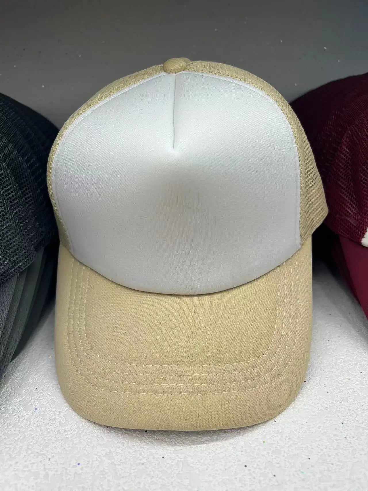 Gorra Trucker de Malla de 5 Paneles con Logotipo Personalizado – Gorra de Béisbol Ajustable para Hombres y Mujeres, Equipos Deportivos y Uso al Aire Libre en Verano