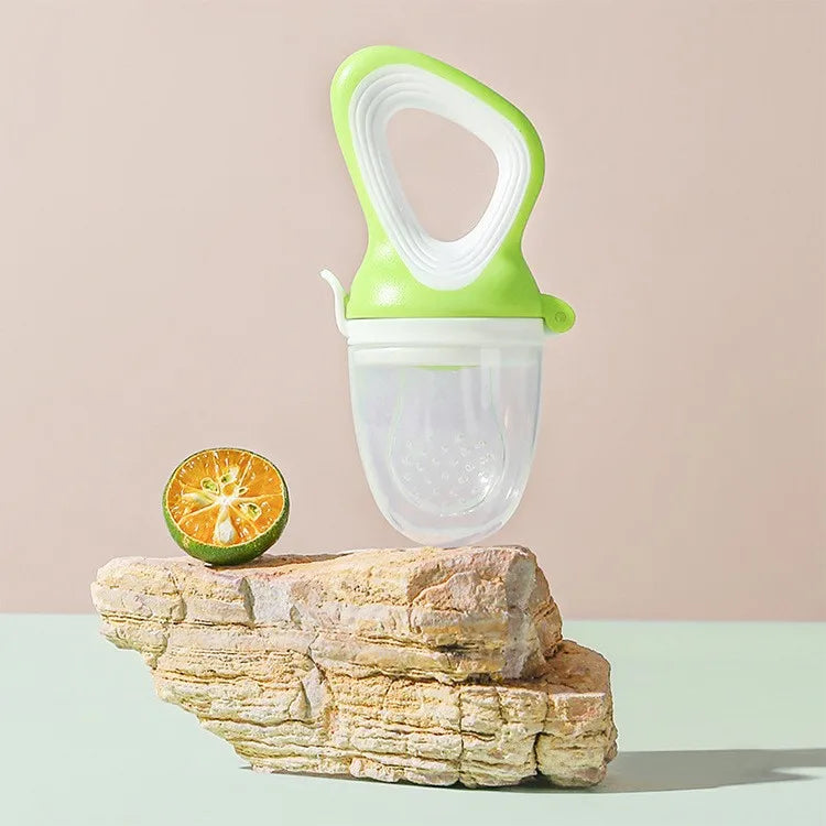 Silicone Baby Fruit Feeder Pacifier – Fresh Food & Teething Feeder with Protective Cover