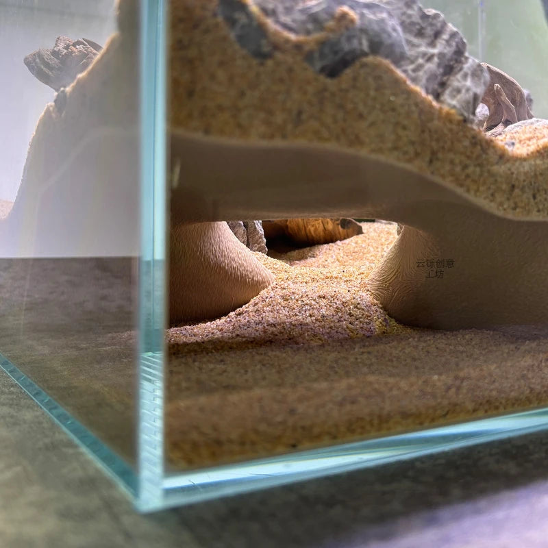 3D Printed Reptile Cave Hideout – Underground Habitat Shelter & Terrarium Decoration for Lizards, Turtles, Spiders & Other Reptiles