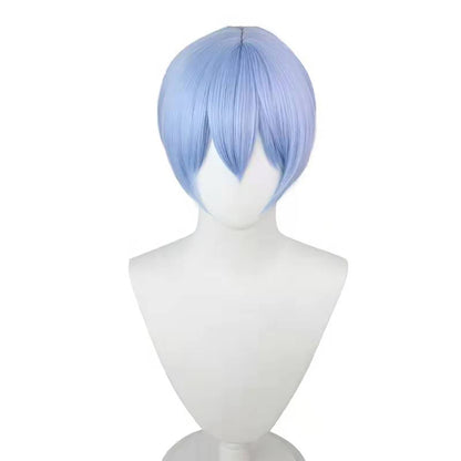 Asuka Langley Soryu Cosplay Costume Set – Wig & Hair Clips (Anime Character Accessories for Women/Girls, Halloween Party Outfit)