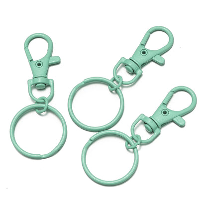 5–10 Piece Multicolor Keyring Lobster Clasp Hooks with Adjustable Buckles – DIY Keychain, Bag Charm, Doll & Jewelry Making Accessories