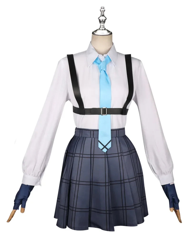 Blue Archive Takanashi Hoshino Cosplay Costume – Full Set with Wig | Anime Game Role Play Outfit