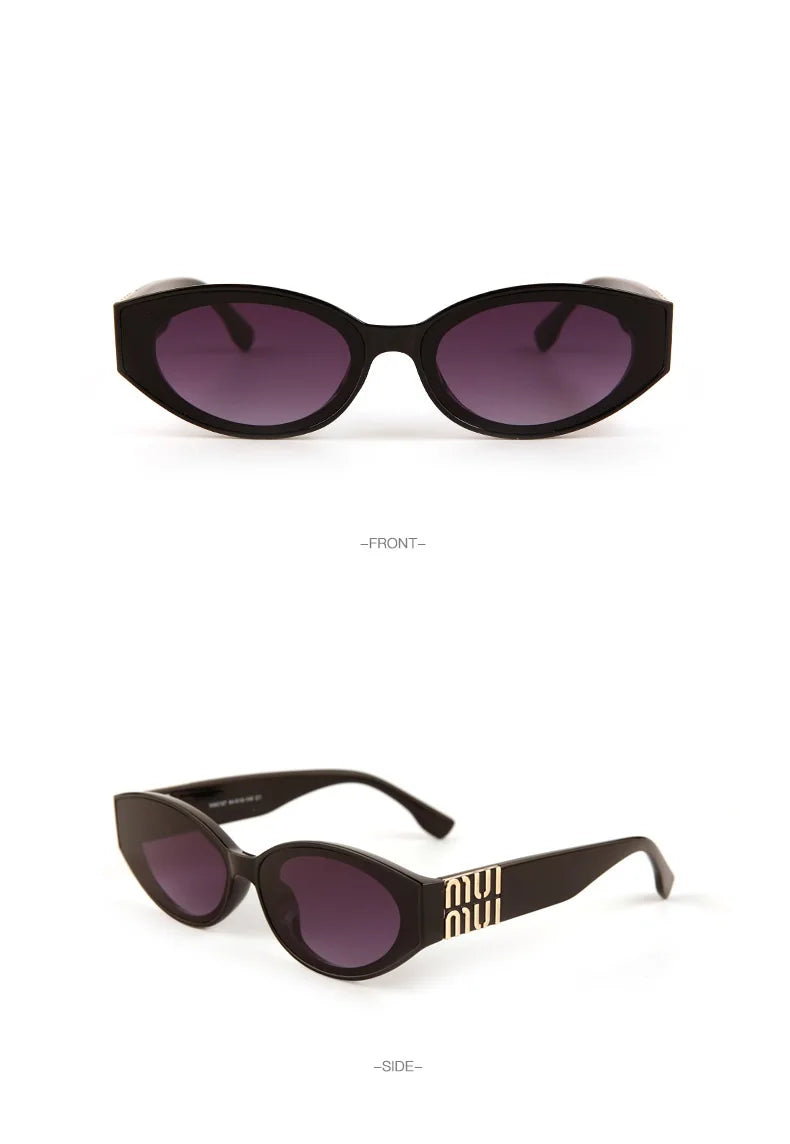 2025 Luxury Oval Sunglasses for Women Men Unisex Designer Fashion Shades UV400 Classic Trend