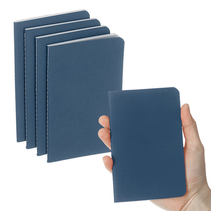 4/6 uds. Cuadernos A6 Kraft de Bolsillo – Mini Diarios Rayados para la Escuela y la Oficina