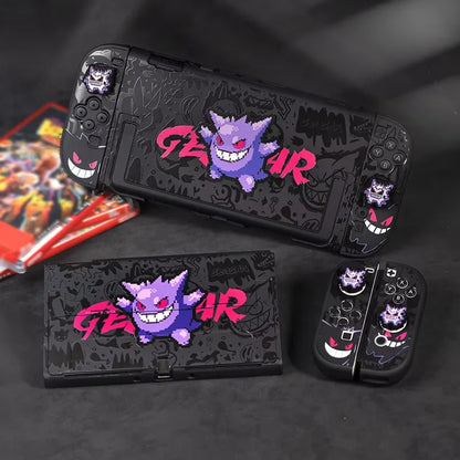 Housse de protection avec poignée pour Nintendo Switch 2 Pokémon Ectoplasma – Accessoires de jeu de dessin animé