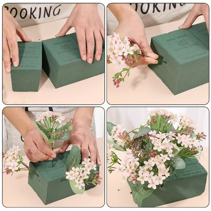 1–6PCS Floral Foam Blocks – Wet Flower Foam for Fresh & Artificial Arrangements, Weddings & DIY Crafts