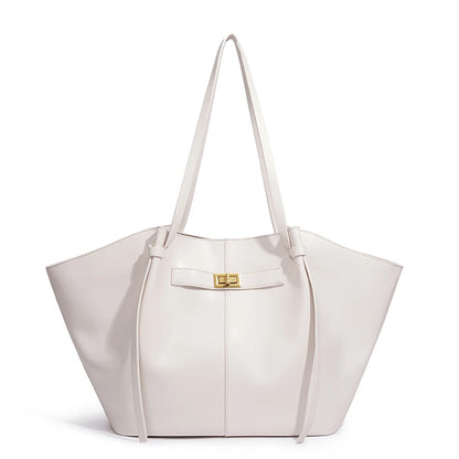 Large Capacity Bat-Shaped Women's Handbag Trendy Shoulder Crossbody Bag High Street Style