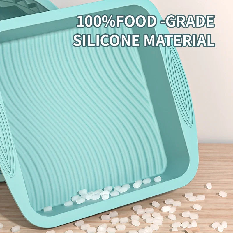 Reusable Silicone Cake Pan – High-Temperature Resistant Non-Stick Baking Mold for Jelly, Cakes & Pastries, Flexible Kitchen Baking Tray