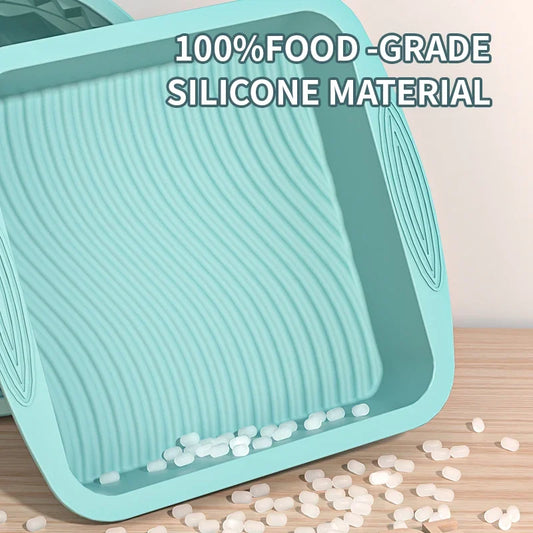 Reusable Silicone Cake Pan – High-Temperature Resistant Non-Stick Baking Mold for Jelly, Cakes & Pastries, Flexible Kitchen Baking Tray