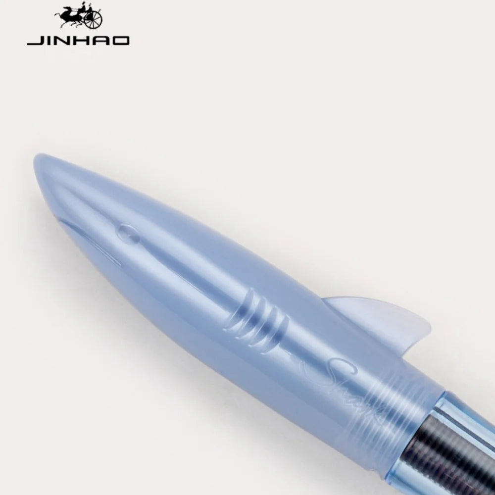 Stylo-plume Jinhao Shark – Stylo-plume à plume fine de 0,5 mm pour la calligraphie, l'écriture, le travail de bureau, les fournitures scolaires et la papeterie étudiante