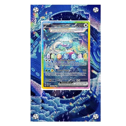 Présentoir en acrylique pour cartes Pokémon – Ronflex, Évoli, Mewtwo, Bulbizarre, Psykokwak et support de protection de style brique pour figurines