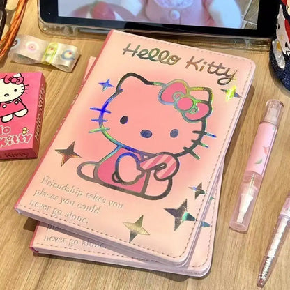 A6 Cuaderno de gato bonito - Diario de gatitos de dibujos animados, diario de estudiante y libro para colorear