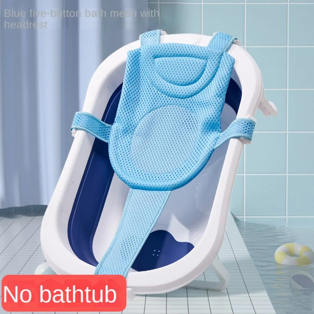 Coussin de support de bain réglable pour bébé – Siège de bain antidérapant pour nouveau-né pour baignoire, douche et bain pour bébé