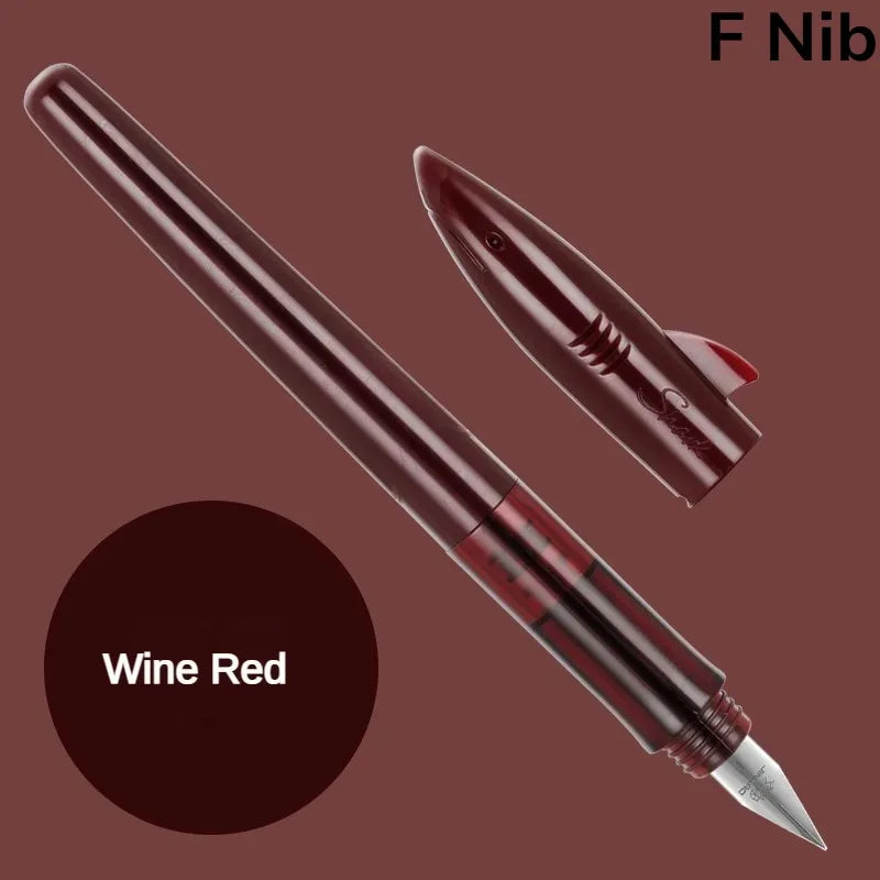 Stylo-plume Jinhao Shark – Stylo-plume à plume fine de 0,5 mm pour la calligraphie, l'écriture, le travail de bureau, les fournitures scolaires et la papeterie étudiante