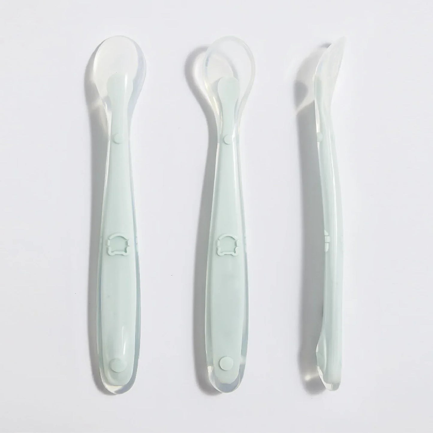 Soft Silicone Baby Feeding Spoon – Gentle Training Spoon for Infants, Toddlers & Baby-Led Weaning