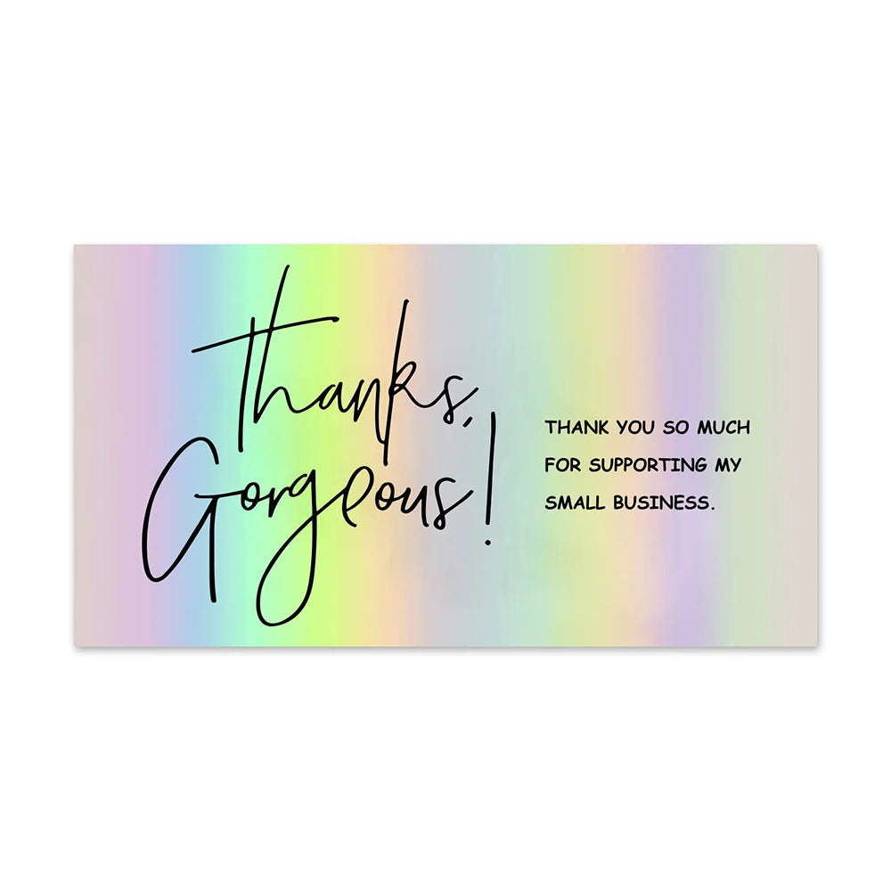 10–50PCS Thank You for Your Order Cards – Small Business Customer Appreciation Greeting Cards for Shopping & Purchase Orders