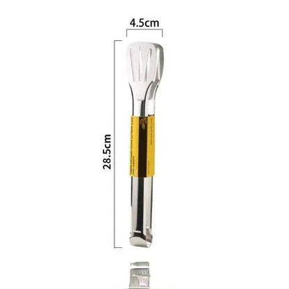 Pinzas de Cocina de Acero Inoxidable – Pinzas Resistentes al Calor para Servir, BBQ, Pan y Ensaladas