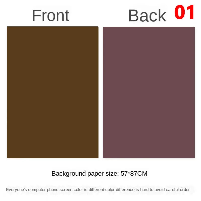Tablero de fondo fotográfico de doble cara 57 × 87 cm – Fondo de color liso para fotografía de producto y recién nacido