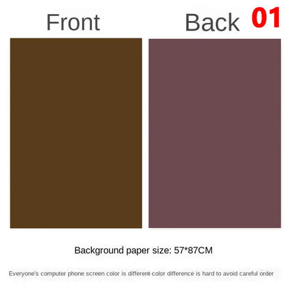 Tablero de fondo fotográfico de doble cara 57 × 87 cm – Fondo de color liso para fotografía de producto y recién nacido