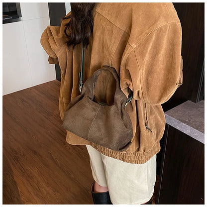 Sac à main bouffant français – Sac à bandoulière givré tendance avec fermoir magnétique, sac à main rétro en forme de nuage, sac à main tendance de style boîte à déjeuner pour femmes pour une utilisation décontractée et quotidienne