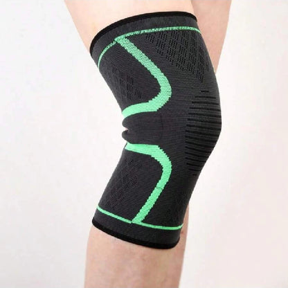 1 manchon de compression élastique pour genou – Genouillère respirante pour le basketball, la course, le cyclisme et l'entraînement sportif