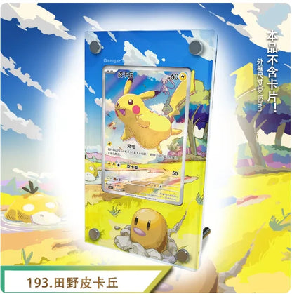 Oricorio Jasmine Carmine Rosa Giovanni Latias Gardevoir Gengar Meowth Dragonite Extended Art Card Display Stand Excluding Card