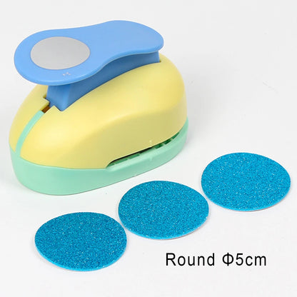 Perforadora circular – Herramienta ajustable para perforar papel con círculos de 1,5 cm a 7,5 cm para álbumes de recortes, manualidades, creación de tarjetas y proyectos de papelería