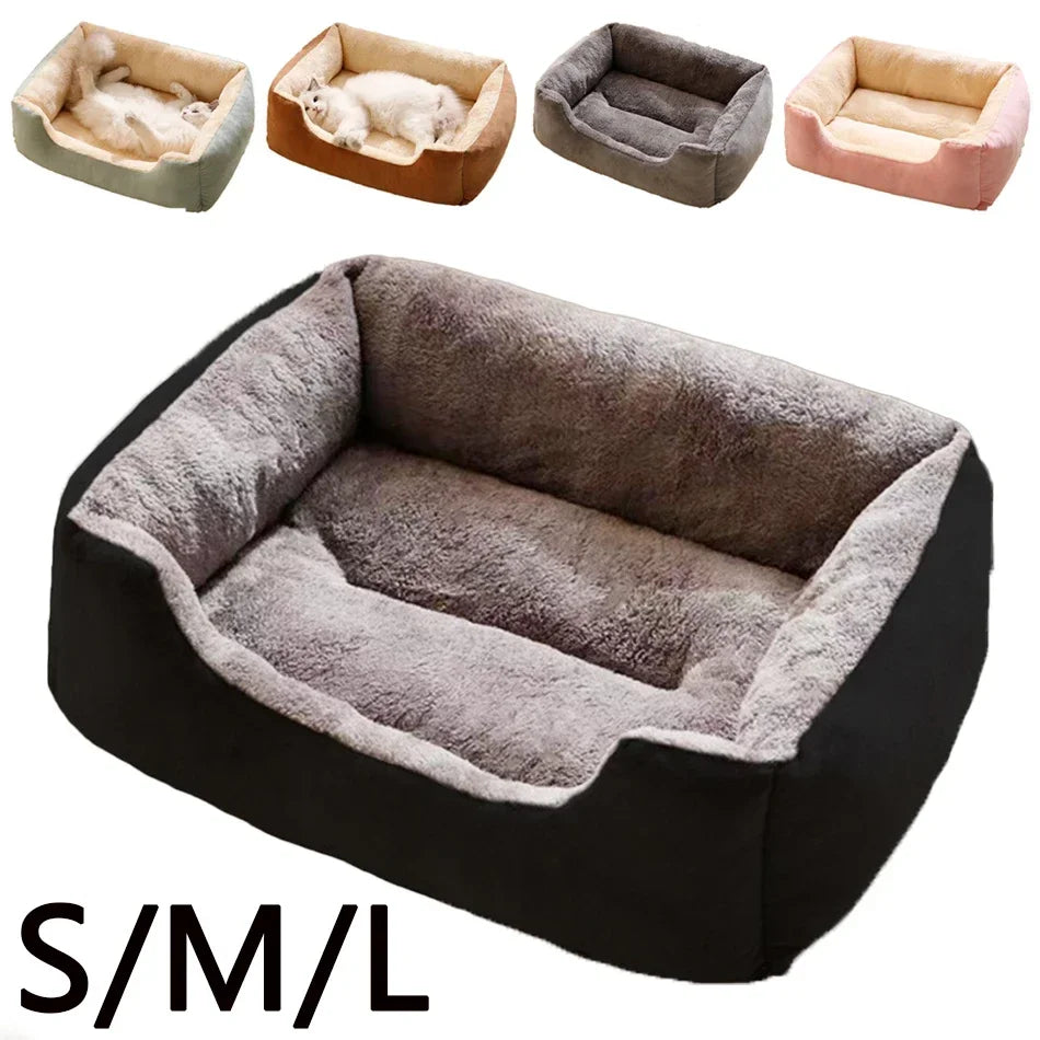 Cama para gatos, casita cómoda para mascotas, cesta suave y cojín para gatos y perros pequeños, cama cómoda para dormir gatitos, accesorios para mascotas