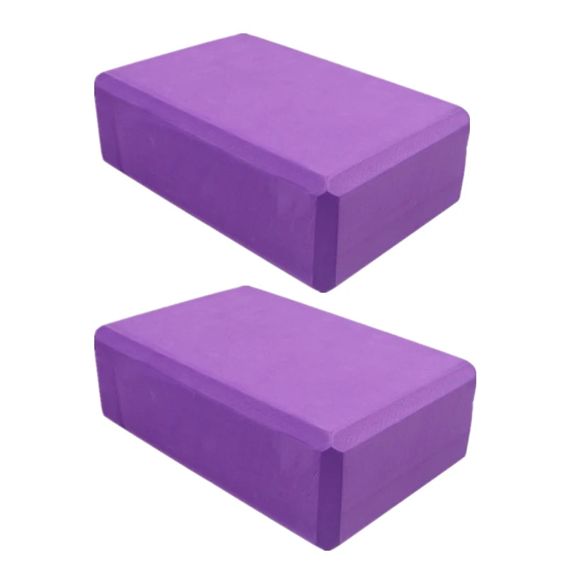 2 PCS Briques en mousse EVA pour le yoga – Outils de soutien légers pour le yoga, les étirements, l'entraînement de danse, la mise en forme du corps et les exercices de fitness