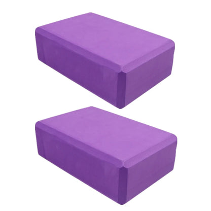 2 PCS Briques en mousse EVA pour le yoga – Outils de soutien légers pour le yoga, les étirements, l'entraînement de danse, la mise en forme du corps et les exercices de fitness