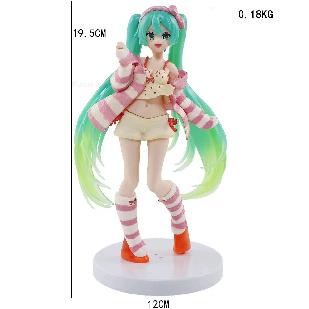 Hatsune Miku Anime Figure – Wedding Dress & Swimsuit Vocaloid PVC Action Figure Collectible Model Toy for Girls Gift