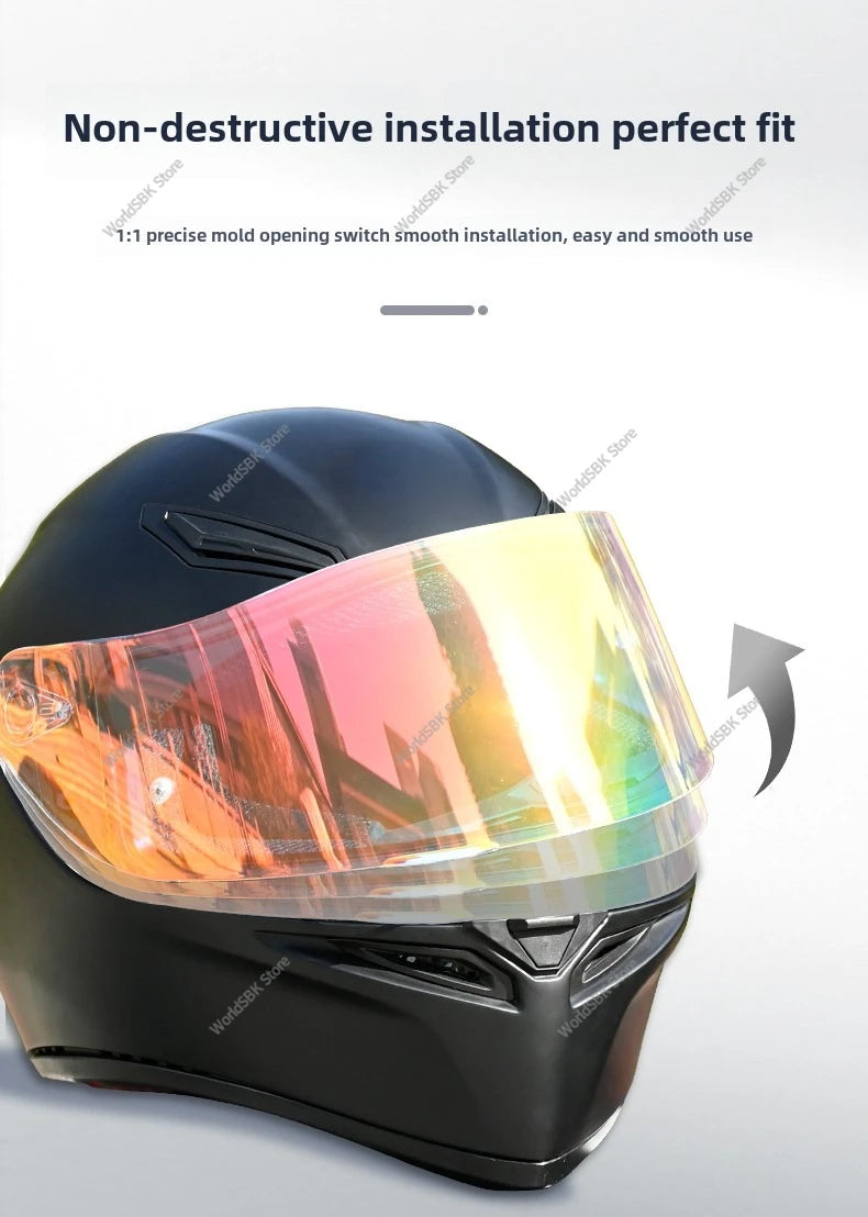 Replacement Helmet Visor Lens for AGV K5, K5S, K3 SV, K1 & Compact ST – Motorcycle Helmet Face Shield Windshield Lens