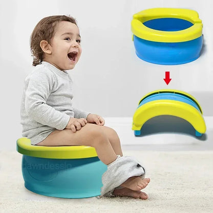 Asiento Plegable de Entrenamiento para Inodoro de Bebés – Entrenador Portátil de Inodoro para Niños y Niñas, Asiento de Viaje Fácil de Limpiar