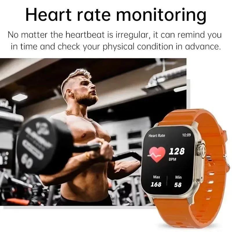 Smartwatch Men 49mm Series 8 Ultra 2.3" AMOLED NFC GPS Waterproof (2025)