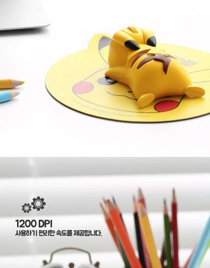 Pokémon Pikachu Wireless Bluetooth Mouse – Kawaii Computer Peripheral Gift for Kids & Anime Fans
